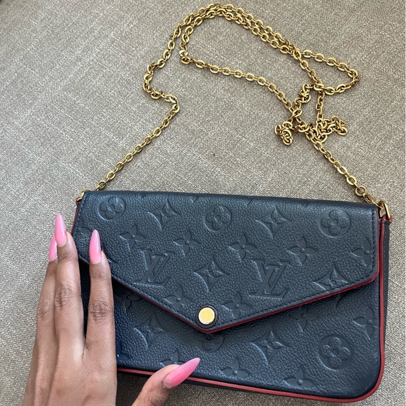 Navy Monogram Empriente Félicie Pochette Gold Hardware, 2016 - Picture 3 of 4